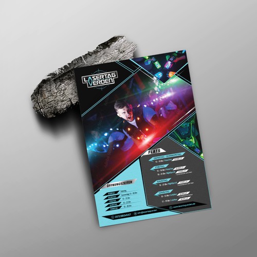 Postal, flyer o impreso propuesta en el concurso por JanuX™