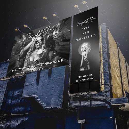 Billboard for a Nightclub and Gentlemen’s Club Design réalisé par SoftSkills