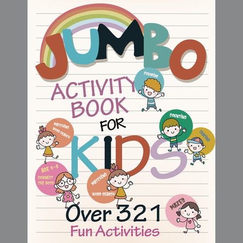 Fun Design for Jumbo Activity Book Design by Aaniyah.ahmed