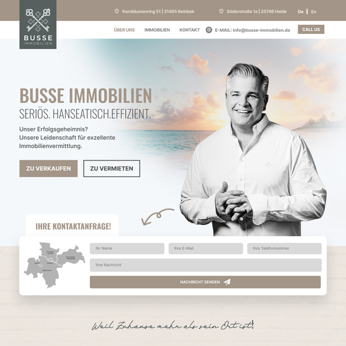 Proposta di design per un contest della categoria Design di landing page realizzata da Suresh V DevaRaju
