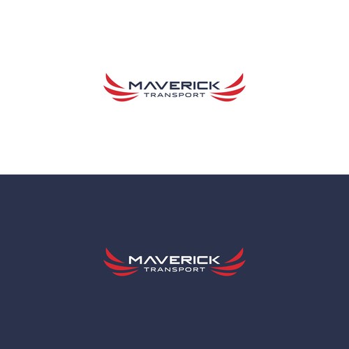 Bold logo for Maverick Transport Design by bayudaswara