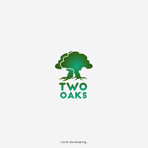 Construction, 3 business owners, use the work TWO oaks in our logo , very bold and intense  graphic Design by Miloš Ostojić