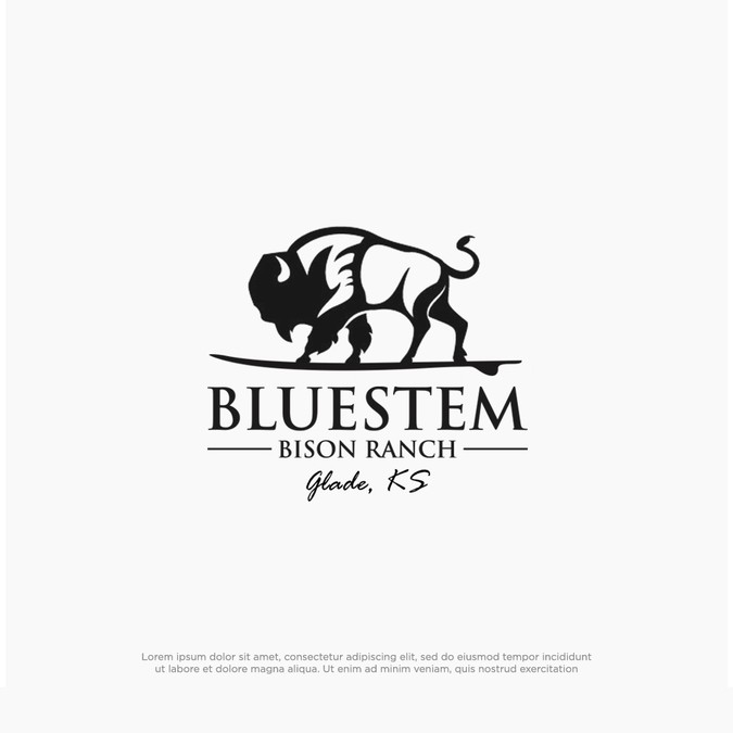 Design a fresh logo for Bluestem Bison Ranch! | Logo design contest