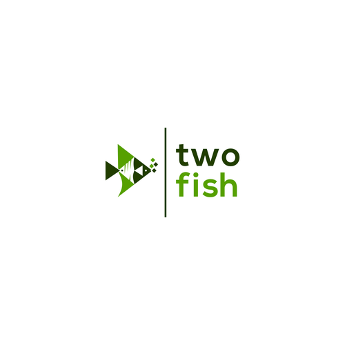 Logo and Brand Guideline for "Two Fish" Software House Design by ::overload::