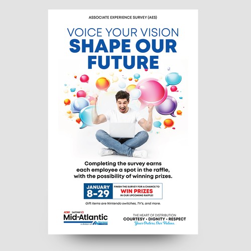 Acme Survey Need 100% Participation Design by _Blue_