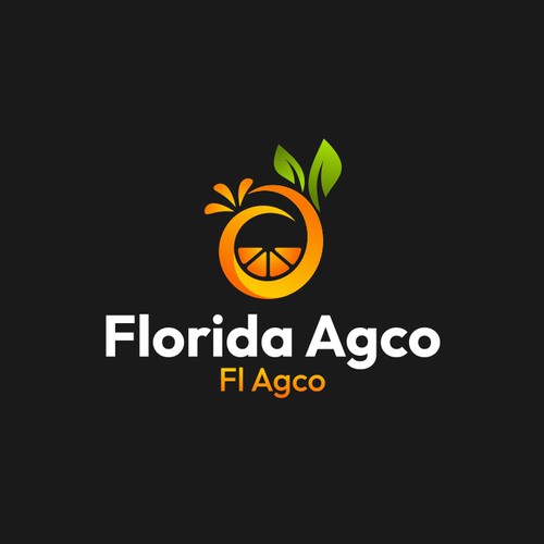 Agriculure services business logo with a focus on Florida Citrus Design by sriredjeki