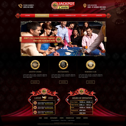 Cash casino red deer table hours 2019