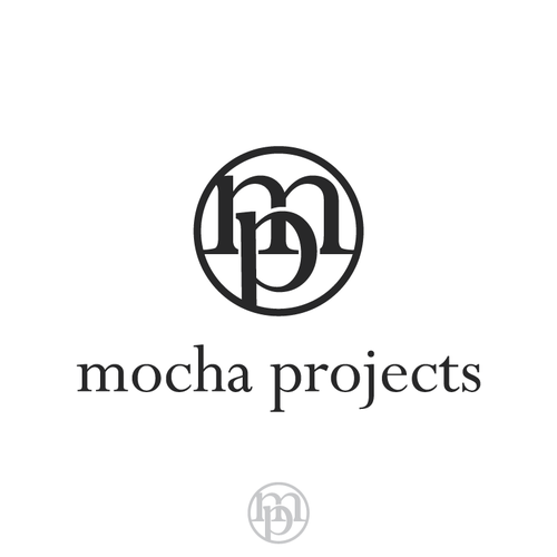 Create the next logo for mocha projects (could use initials MP) Design by Lazars