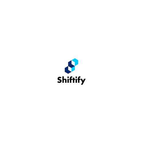 Minimalist and modern logo design for modern work shift management application Design by IdeAde