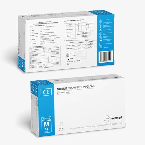 Design a Box for Medical Examination Gloves Design by Encephalon™