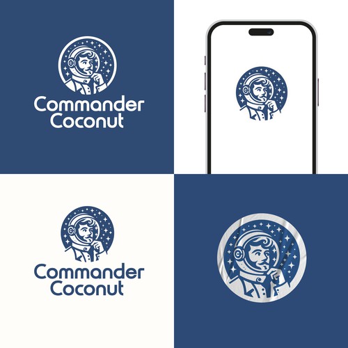 Design the Face and Brand of "Commander Coconut" – A Quirky-Smart AI SaaS Startup Design by Dig Dip Design ™