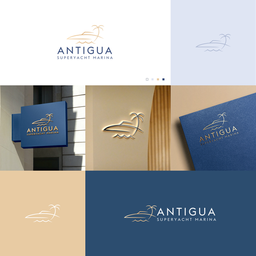 Logo for Antigua Superyacht Marina Design by piratepig