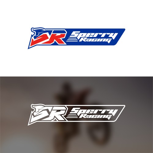 Motocross logo for brother/sister race team Design by adrian perdana