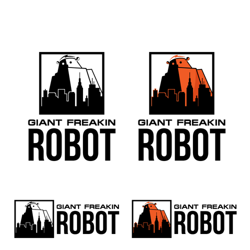 Minimalist, Classy Giant Robot Logo Wanted-ontwerp door taradata