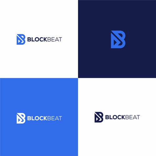 BlockBeat Crypto News Platform Logo Design Design by BuanaDesign