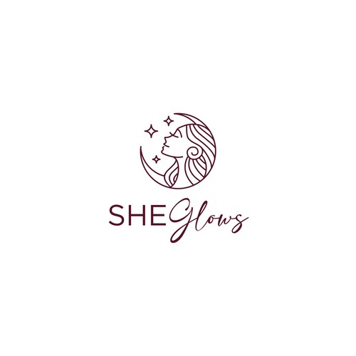 Let's help women glow! Design a beautiful logo for SheGlows Design by ms.logolady