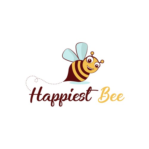 Design Design a cute, happy logo for Happiest Bee. di Manu P C