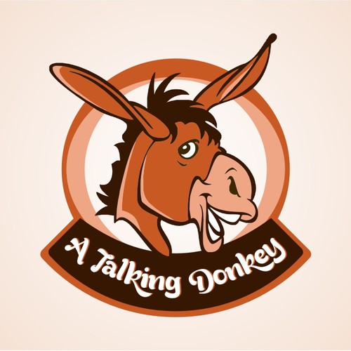 I Need a Donkey! A Talking Donkey Logo Design Logo design contest