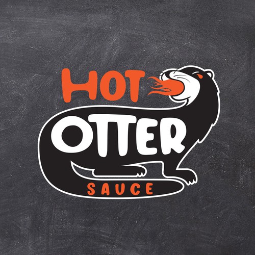 Design a Hot Sauce logo with an Otter Design by ACorso