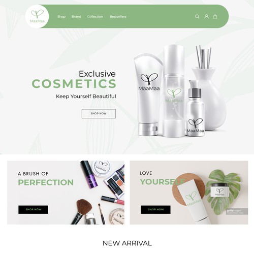 MAAAMAAA Web design contest Design by aarsita