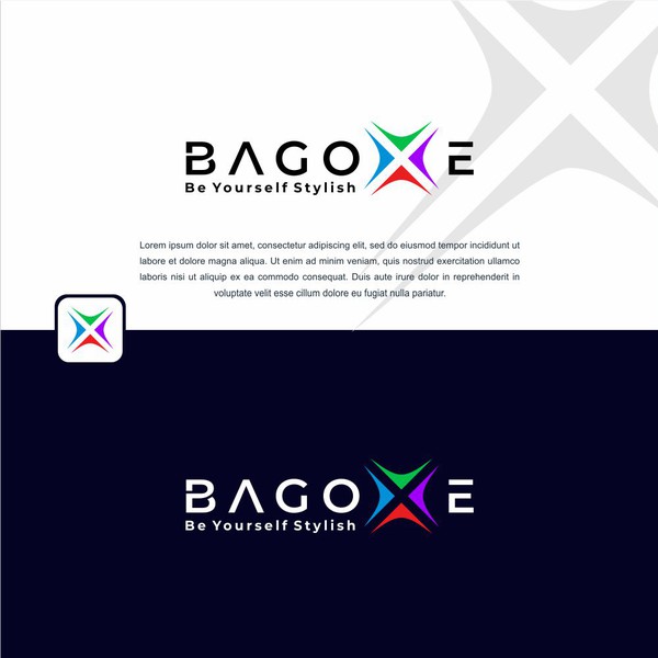 Design by M A R K E S O T ™ titled "BAGOXE Logo"