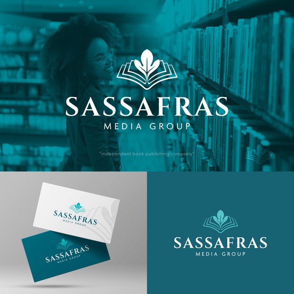 Design by Asya Logo titled "Sassafras Media Group"