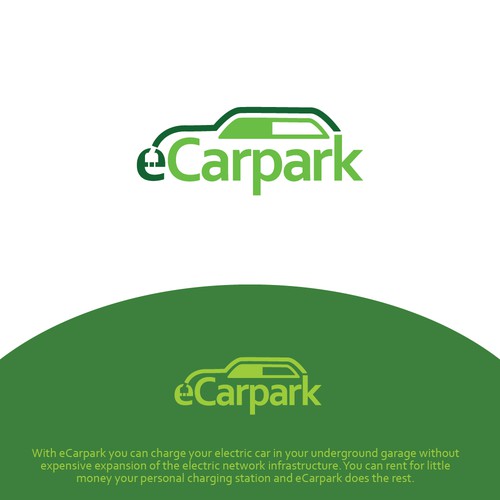 Logo for personal charging station for electric cars Design by G.Z.O™