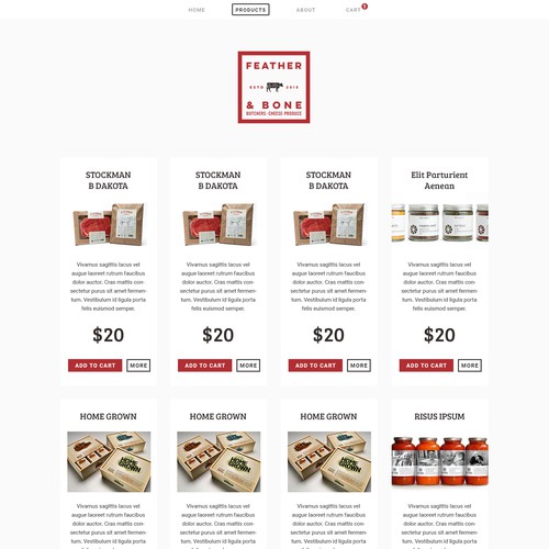 Web page design contest entry by Artful Conception