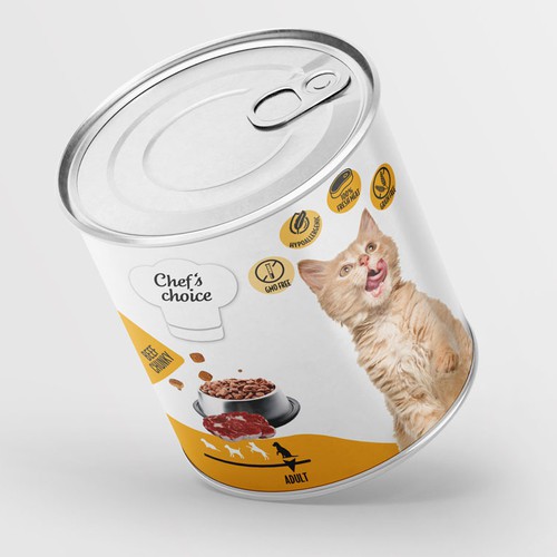 Design a super premium pet food packaging! Design by Budour A.