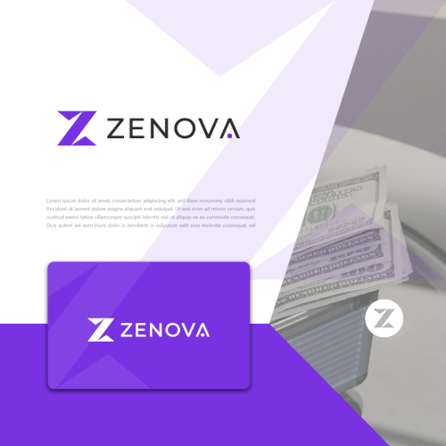 Zenova Logo: Revolutionary suite of health and wellness mobile apps Diseño de rk43_lab