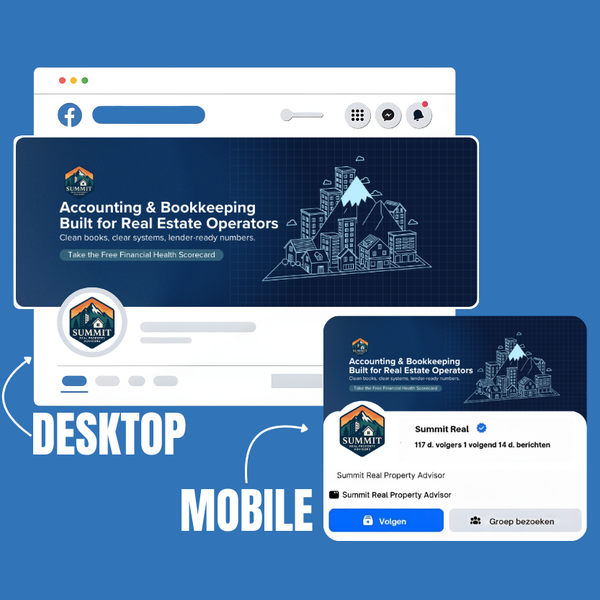 Facebook Cover Facebook Cover Design for Real Estate Accounting Firm