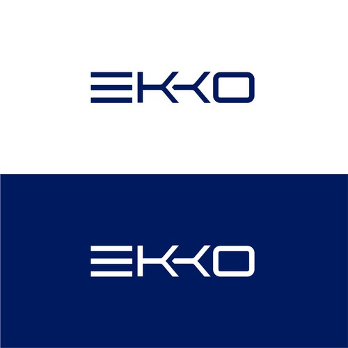 SIMPLE LOGO - ekko Letters then dm after Design by Athar82