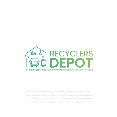 Recyclers Depot, Launching online soon with your help! Design by Jamal Jiare ™