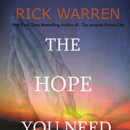 Design Rick Warren's New Book Cover Diseño de LFREEMAN2604