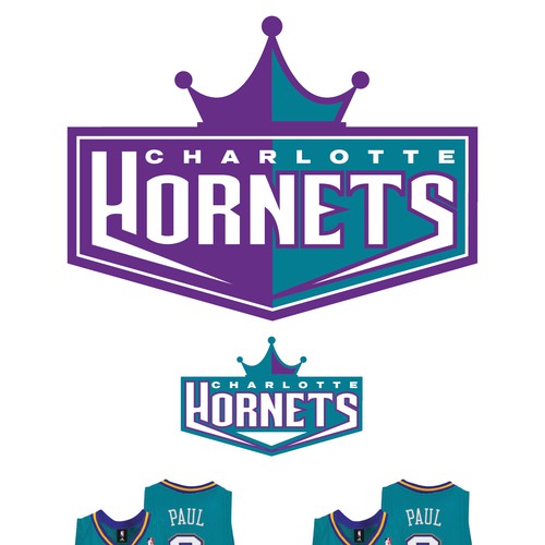 Community Contest: Create a logo for the revamped Charlotte Hornets! Design by Mihai Basoiu