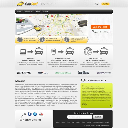 Online Taxi reservation service needs outstanding design デザイン by 99d.Maaku
