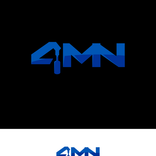 A catching simple logo to be remembered. No linesmen stuff just a simple catching 4MN Design by rickybays