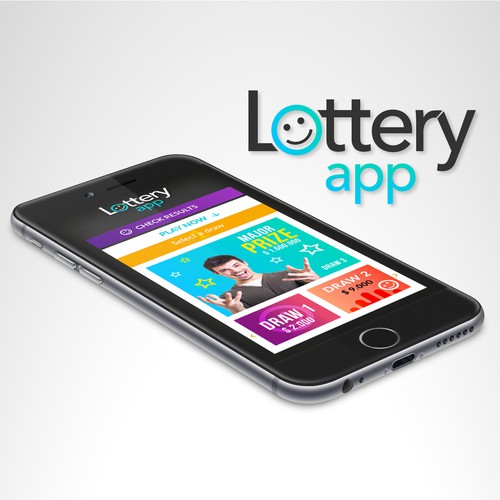 Design of a lottery app Design réalisé par Samuel.Z