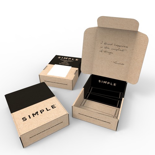 SIMPLE shipping box Design by znakovanj