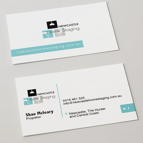 Business Card Newcastle Home Staging Business card contest