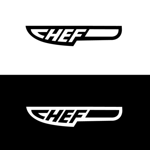 "CHEF": Food & Cooking Social Media Logo Design by k_h_design