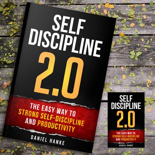 Book cover for a book about SELF-DISCIPLINE Design by Yesna99