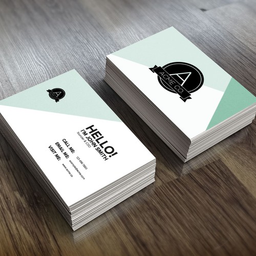 99designs need you to create stunning business card templates - Awarding at least 6 winners! Ontwerp door HAHTO creative