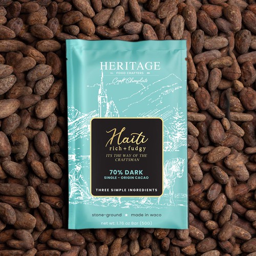 High-End Craft Chocolate Packaging that Creates a Sense of Heritage and Community Diseño de Shereef_CM