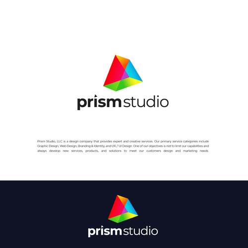 NEW creative logo design for Prism Studio Design by workhard_design