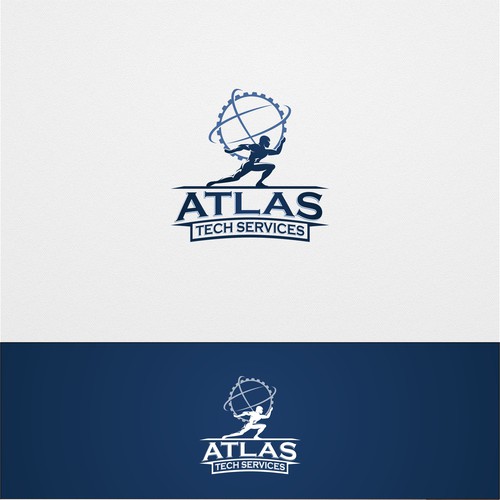 Guaranteed-  Create a logo and branding concept for Atlas Tech Services Design by DedovArt