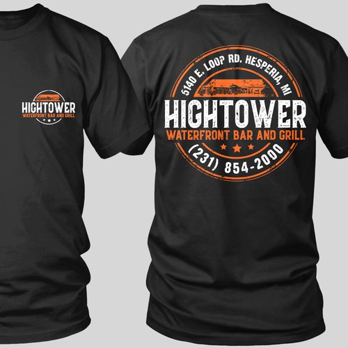 Best F*uc!ng T-shirt Design for Hightower Bar & Grill Ever ! Design by erwinubaldo87