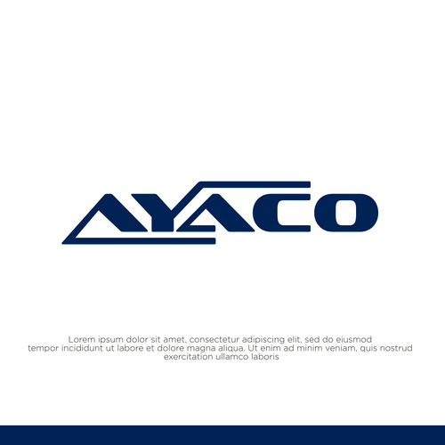 Logo for a company called AYACO Design by BornToBeAwesome