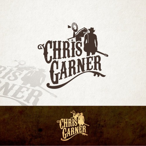 Logo Need for Country Music Artist "Chris Garner"  Design by Dezion Projects