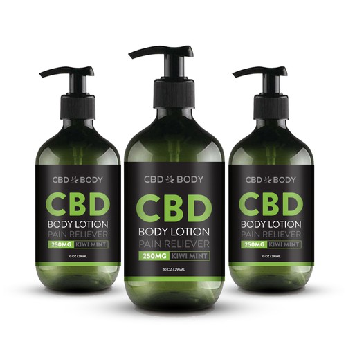 CBD Body Lotion Label Design Contest Réalisé par GayanMH